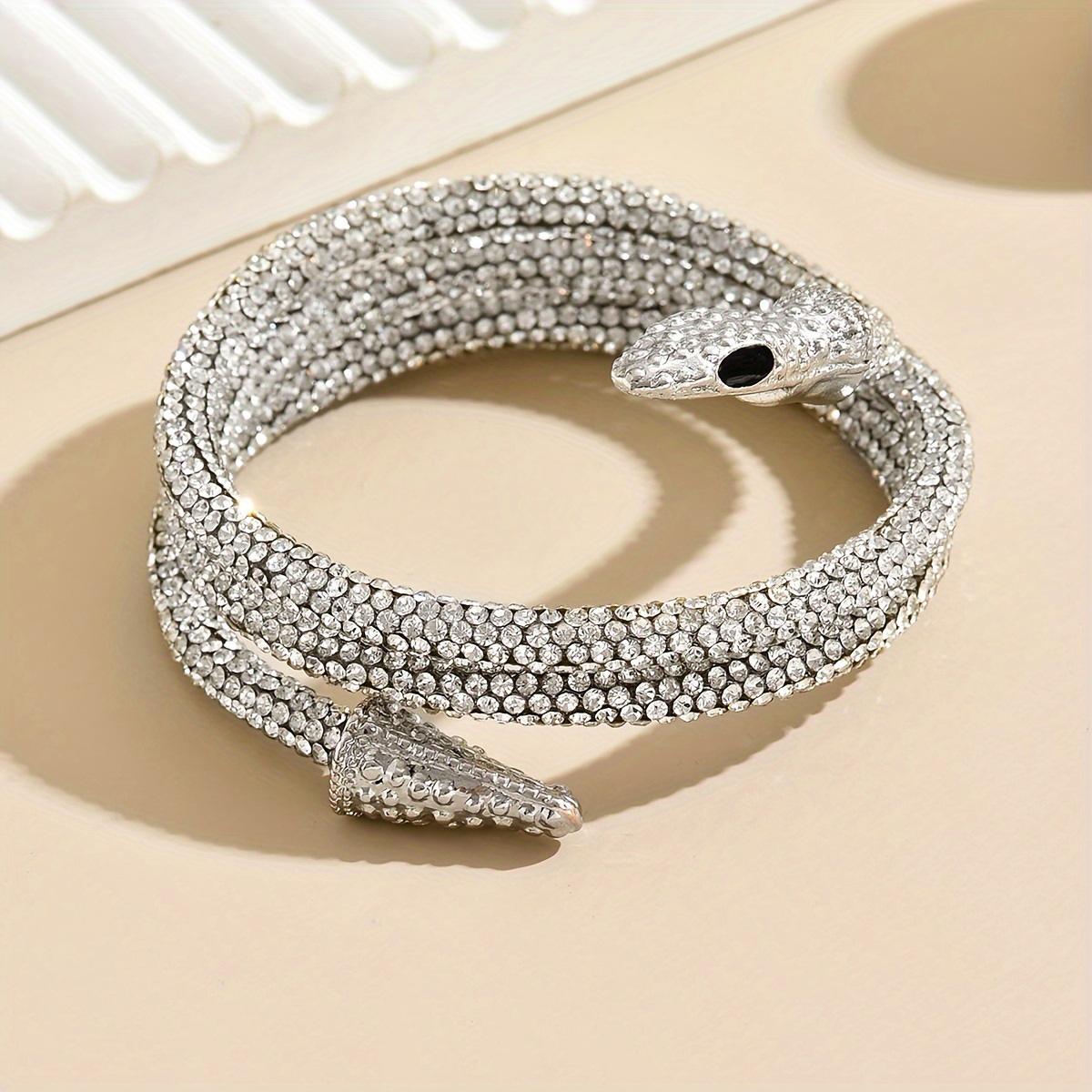 Personality Punk Exaggerated Snake Design Arm Ring Bracelet - Temu