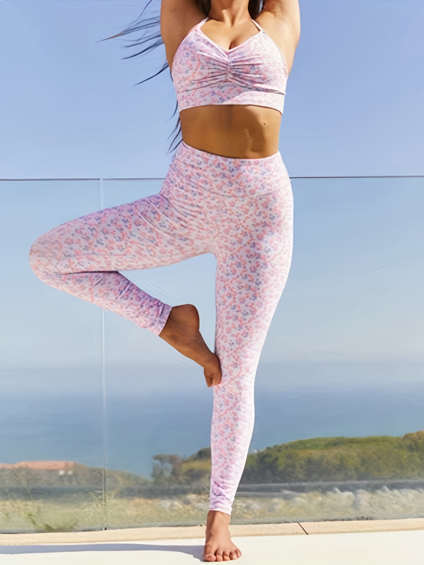 victoria secret PINK leggings outfit WITH LEOPARD PRINT LOGO
