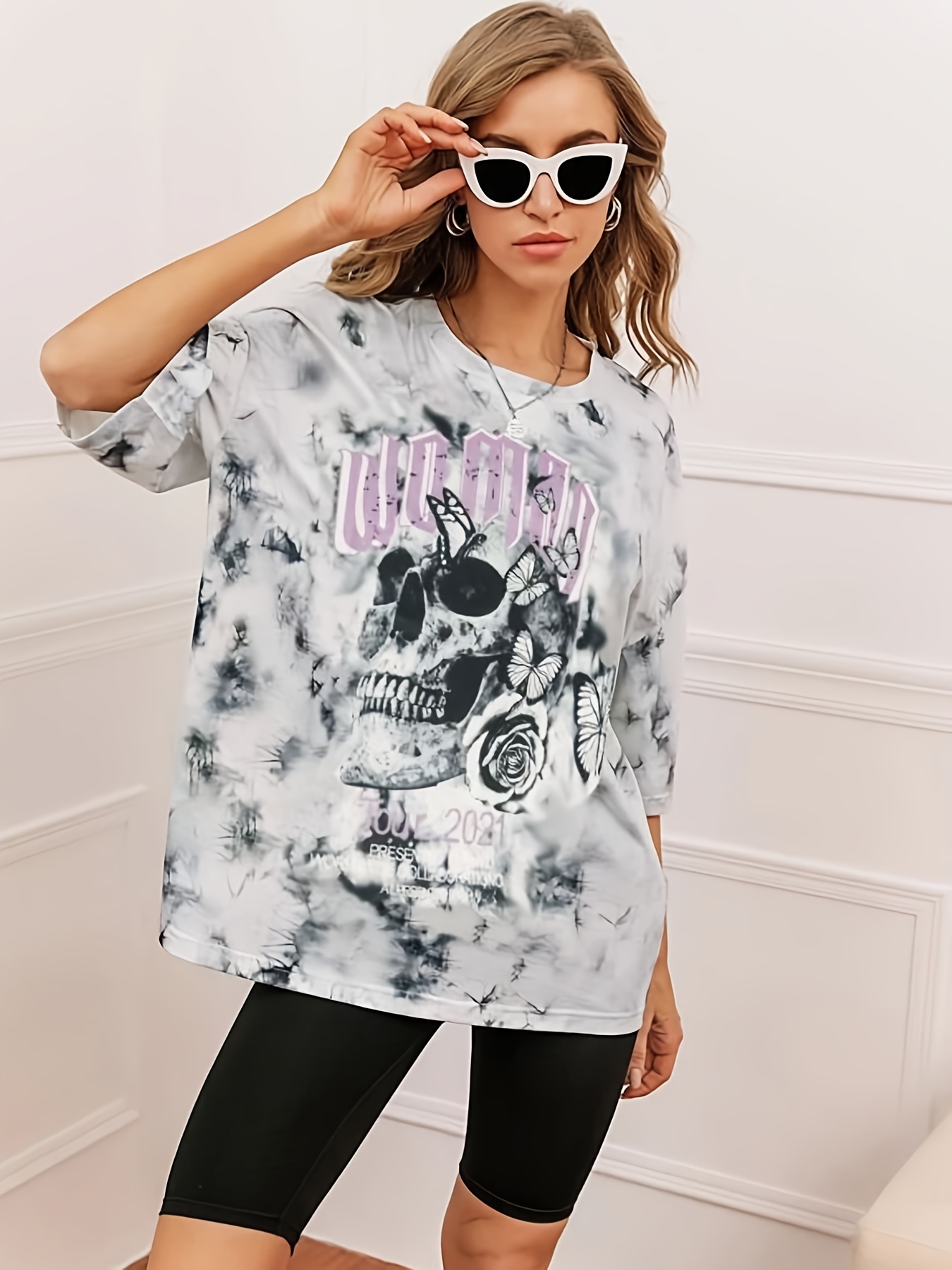 Tie-dye oversized shirt - Women