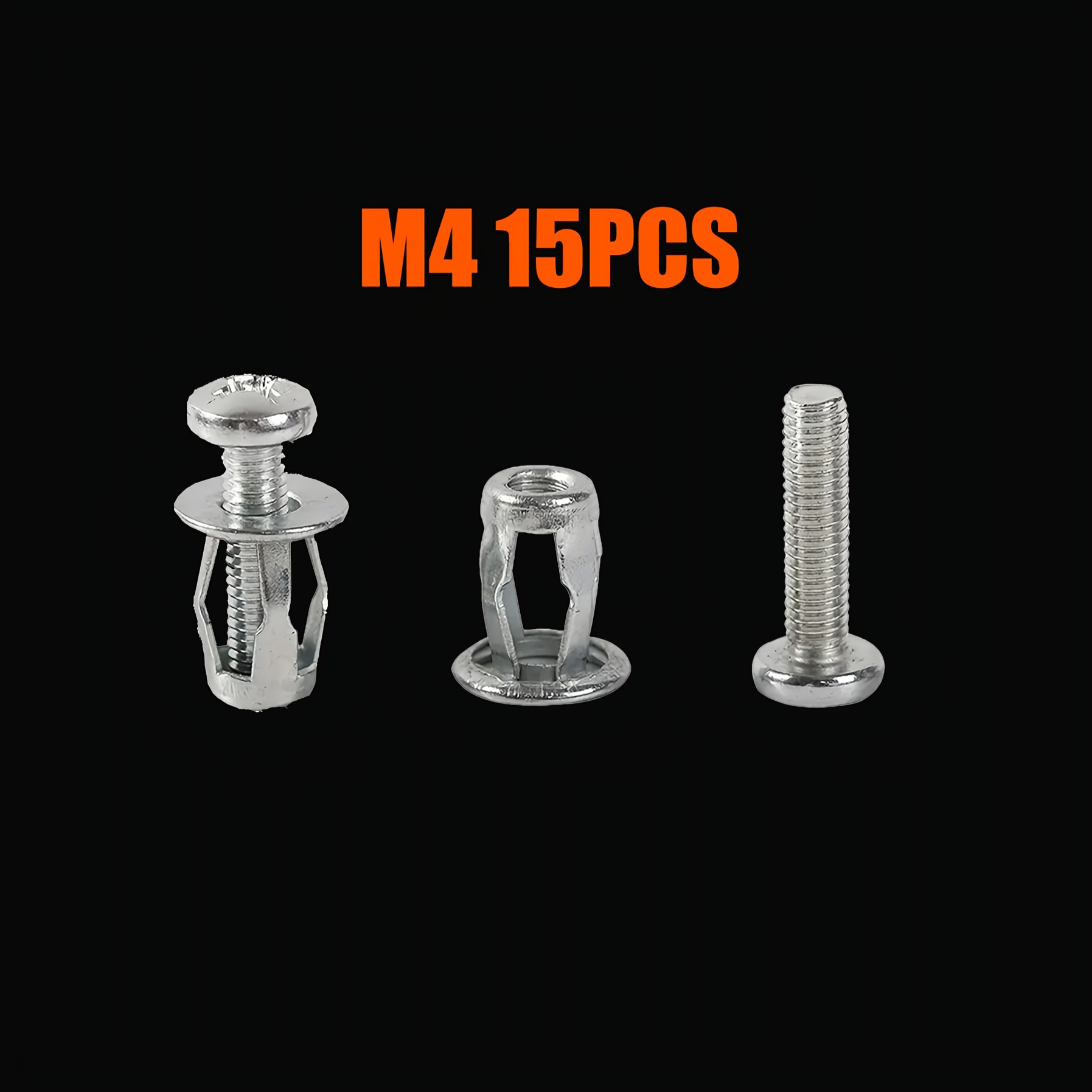 30Pcs Petal Rivets Nut Screw ,Anchors Expansion Tube Drywall Anchor Dowels  Nut Expansion Jack Nuts for Lamp Installation Curtain ,Installation M8x30 
