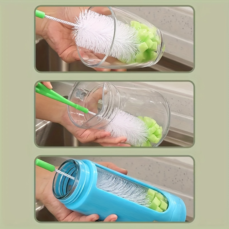 3 in 1 Cup Lid Gap Cleaning Brush Set, Multifunctional Insulation Bottle  Cleaning Tools, Mutipurpose Tiny Silicone Cup Holder Cleaner, Home Kitchen