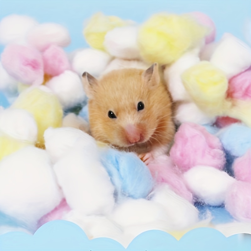 Colored Hamster Cotton Balls Hamster Small Pet Warm Winter - Temu