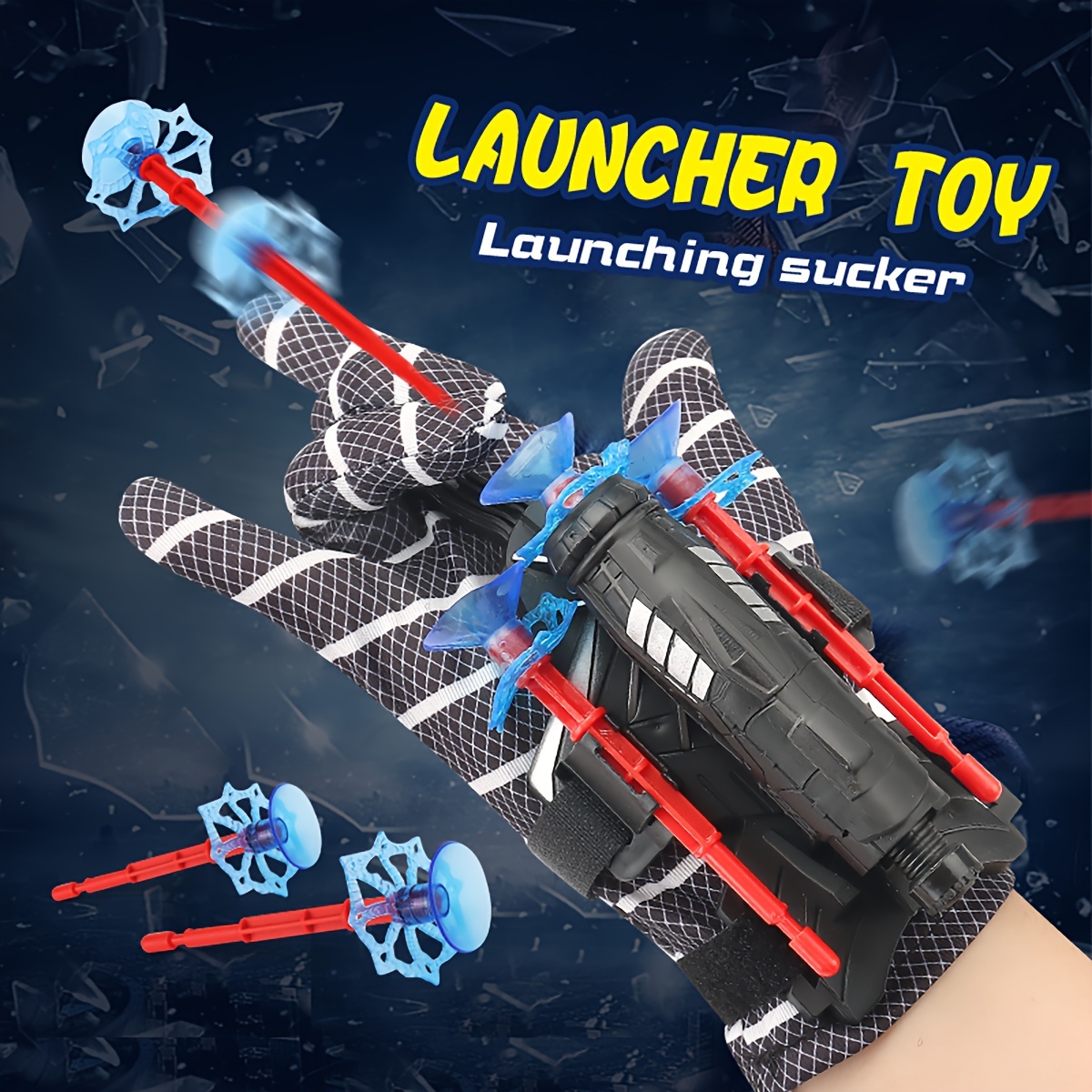 1 Set, Wrist Soft Catapult Toy Set, Hero Launcher Wrist Toy Set