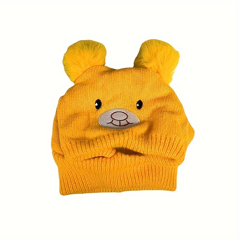 1pc Gorro Boina Punto Color Sólido Niños Niñas Pequeños - Temu Chile