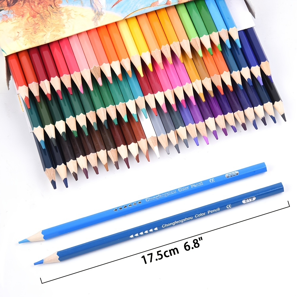 ThEast Colored Pencils for Adult Coloring Book Artist Colored Pencil Artist Quality Wooden Oil Based Colored Pencil (72 Colors)