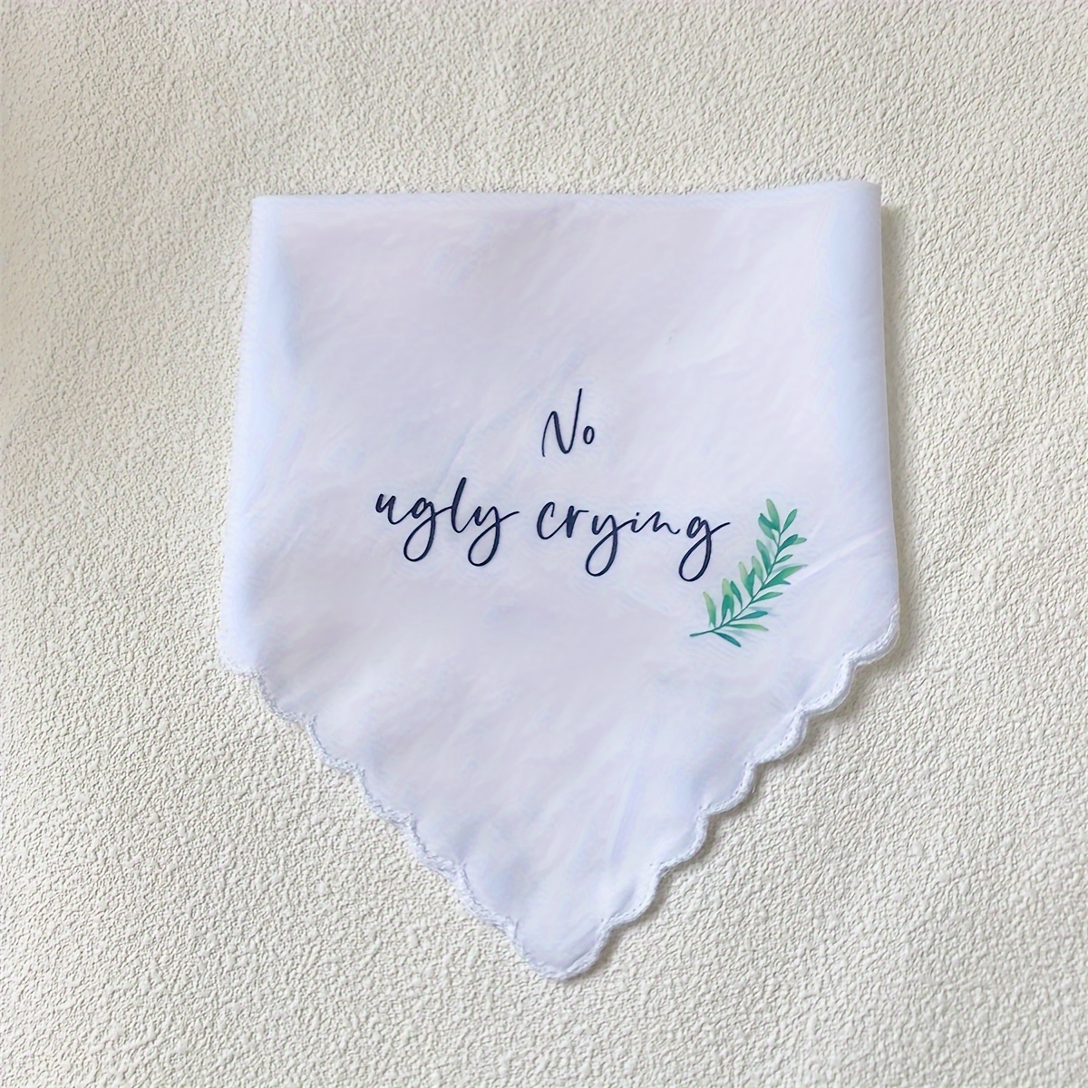 Handwriting Embroidery Handkerchief, Wedding