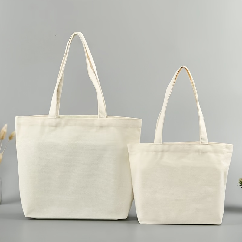 Blank Canvas Tote Bags Bulk Shopping Bag diy Reusable Tote - Temu