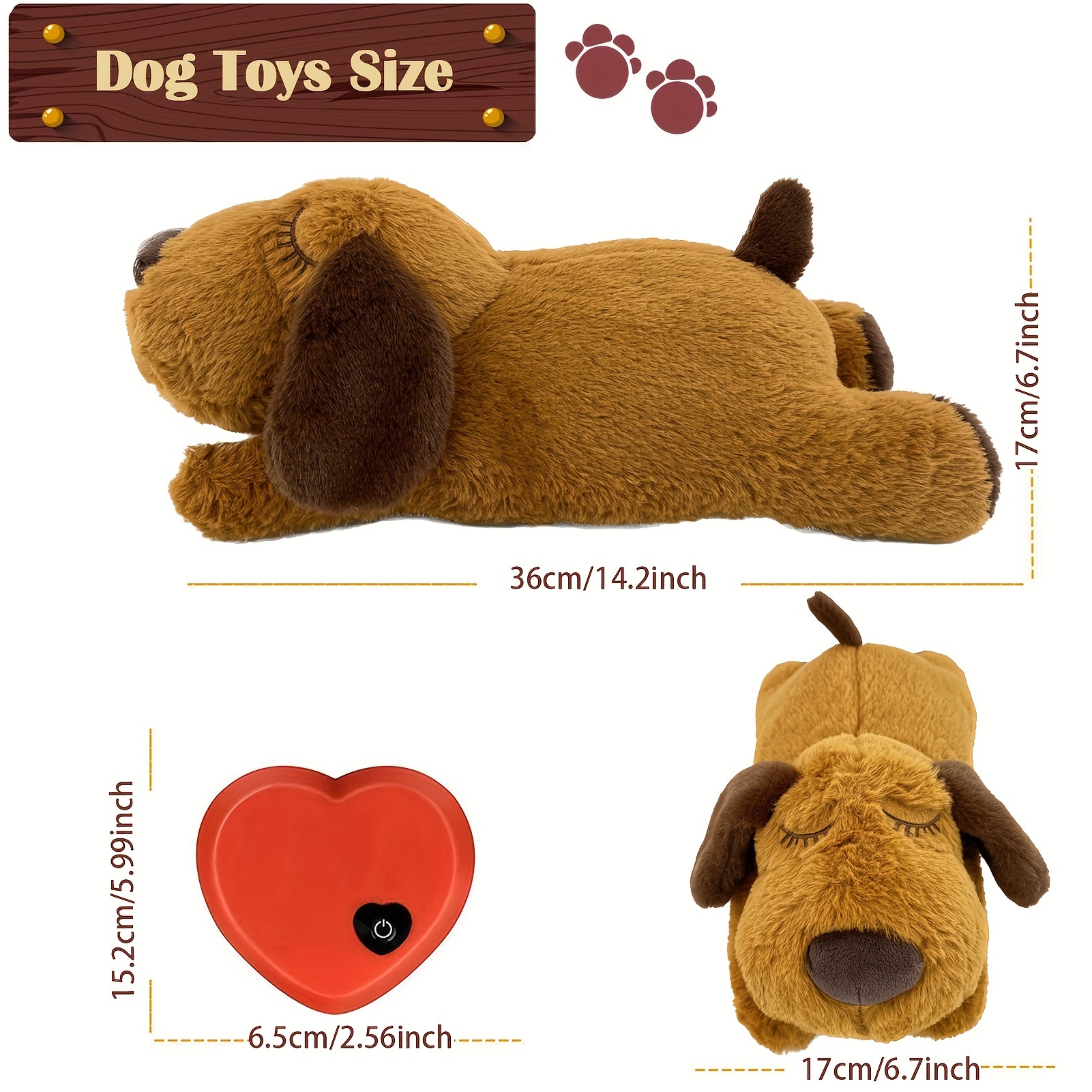 Toys Dogs Separation Anxiety, Dog Toy Heartbeat