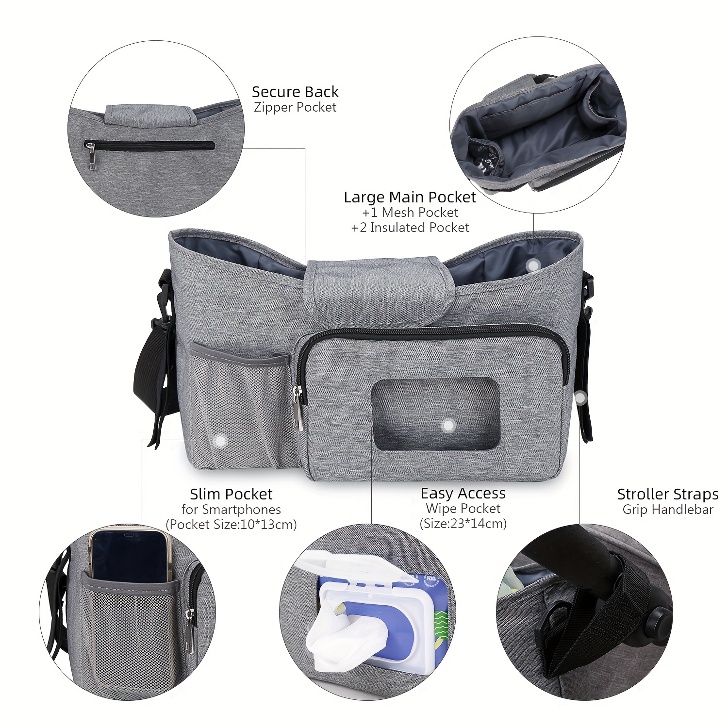 baby stroller bag   travel outdoor stroller storage bag   bag details 24