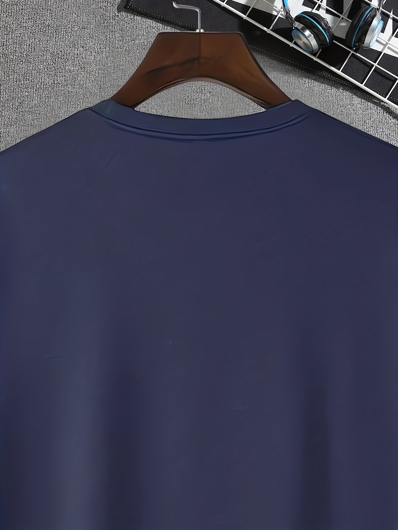 Geometric Pattern Print Men's Sports T-shirt