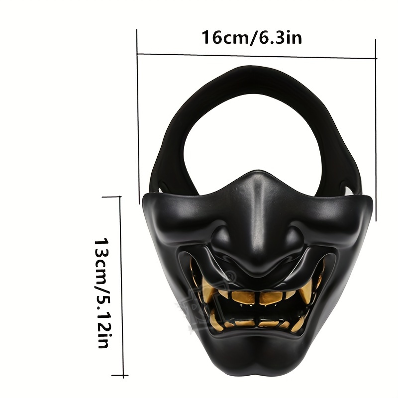 Collapsible Airsoft Mask With Ear Protection, Tactical Half-face