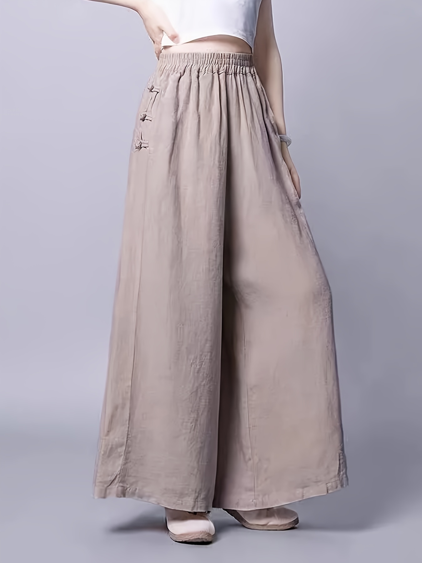 Retro Wide-Leg Pants Drawstring Pleated Design High Street Casual Mopping Trousers  Oversize Sports Wear Pants - China Sports Wear and Sports Gym Wear price