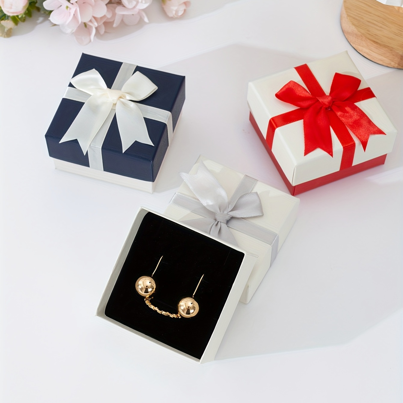 Bowknot Jewelry Box For Rings Necklace Bracelets Earrings Storage And  Display, Engagement Ring, Proposal Ring, Gift Packaging, Gift For  Girlfriend - Temu