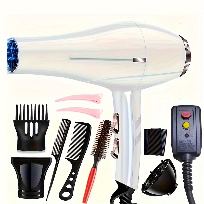 Cepillo secador de pelo 4 en 1, cepillo de aire caliente iónico negativo y  voluminizador, secador de pelo desmontable, moldeador, secadora de aire