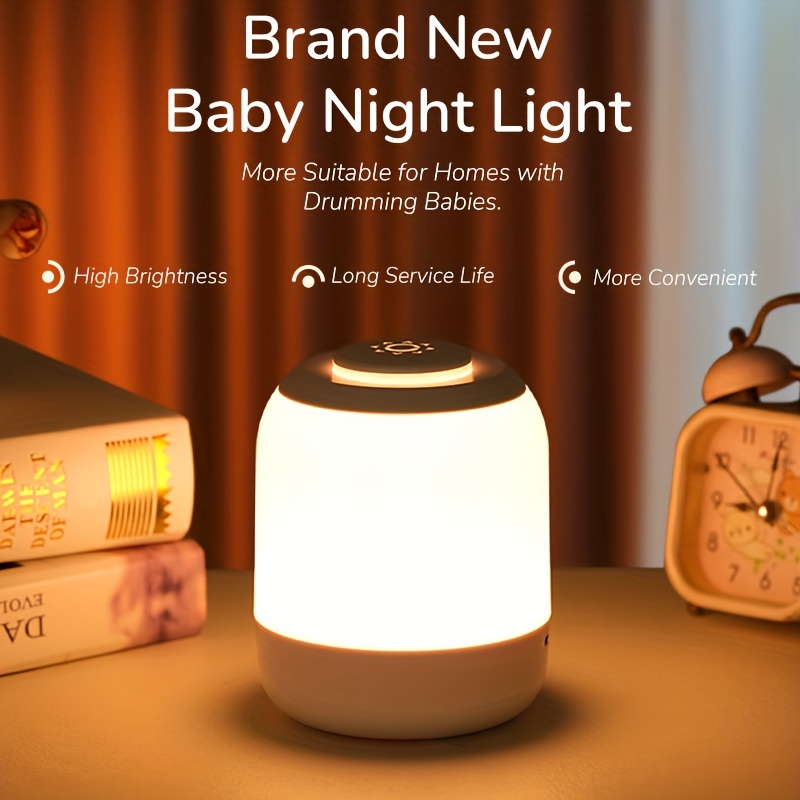 Cute Pet Shaped Night Light For Bedroom, Baby Feeding, Children With Clap  Control, Usb Rechargeable Led Cartoon Emotion Lamp (1pc)