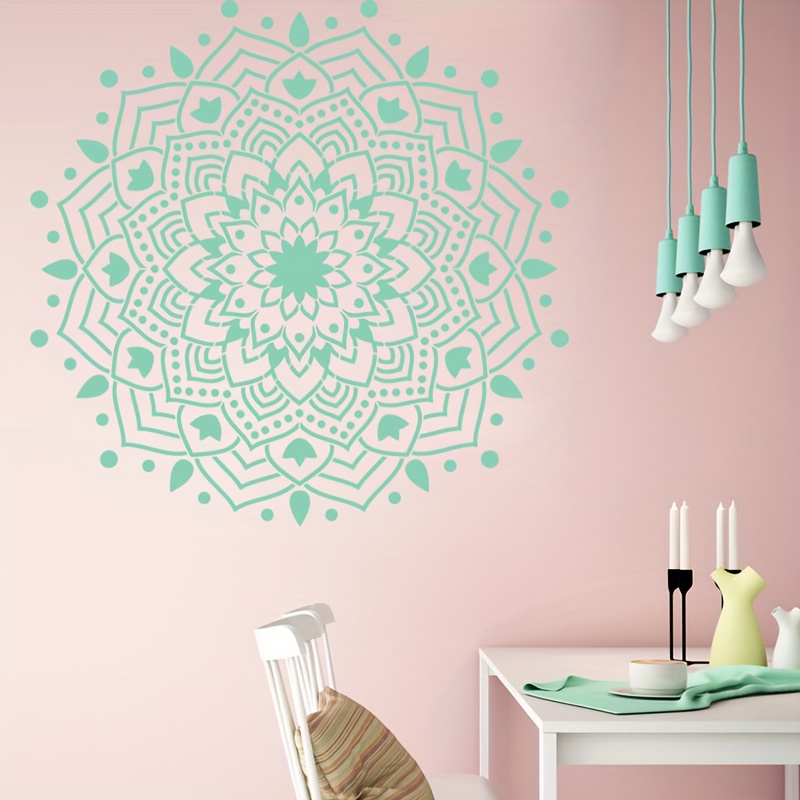 1pc Mandala Stencils Pittura 12 Pollici Riutilizzabili - Temu Switzerland