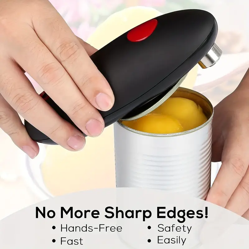  Electric Can Opener For Kitchen,Automatic Can Opener Smooth  Edge,One Touch Electric Can Opener Fits All Size Can,Automatic Can Opener  For Seniors, Arthritis, And Chefs,Kitchen Gadgets Gift : Home & Kitchen
