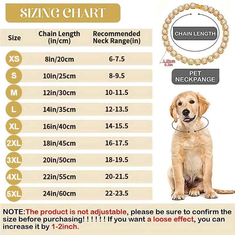 Size of collar for golden 2024 retriever puppy