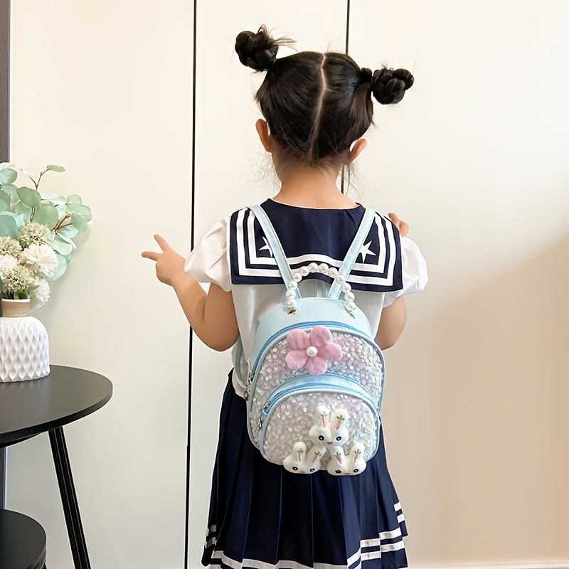 Sequin Rabbit Backpack for Kids