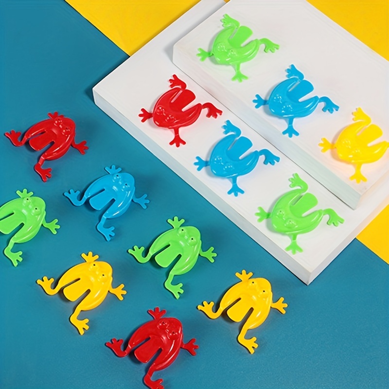 30pcs Press Frog Toy Jumping Frog Toy Finger Pressing Funny