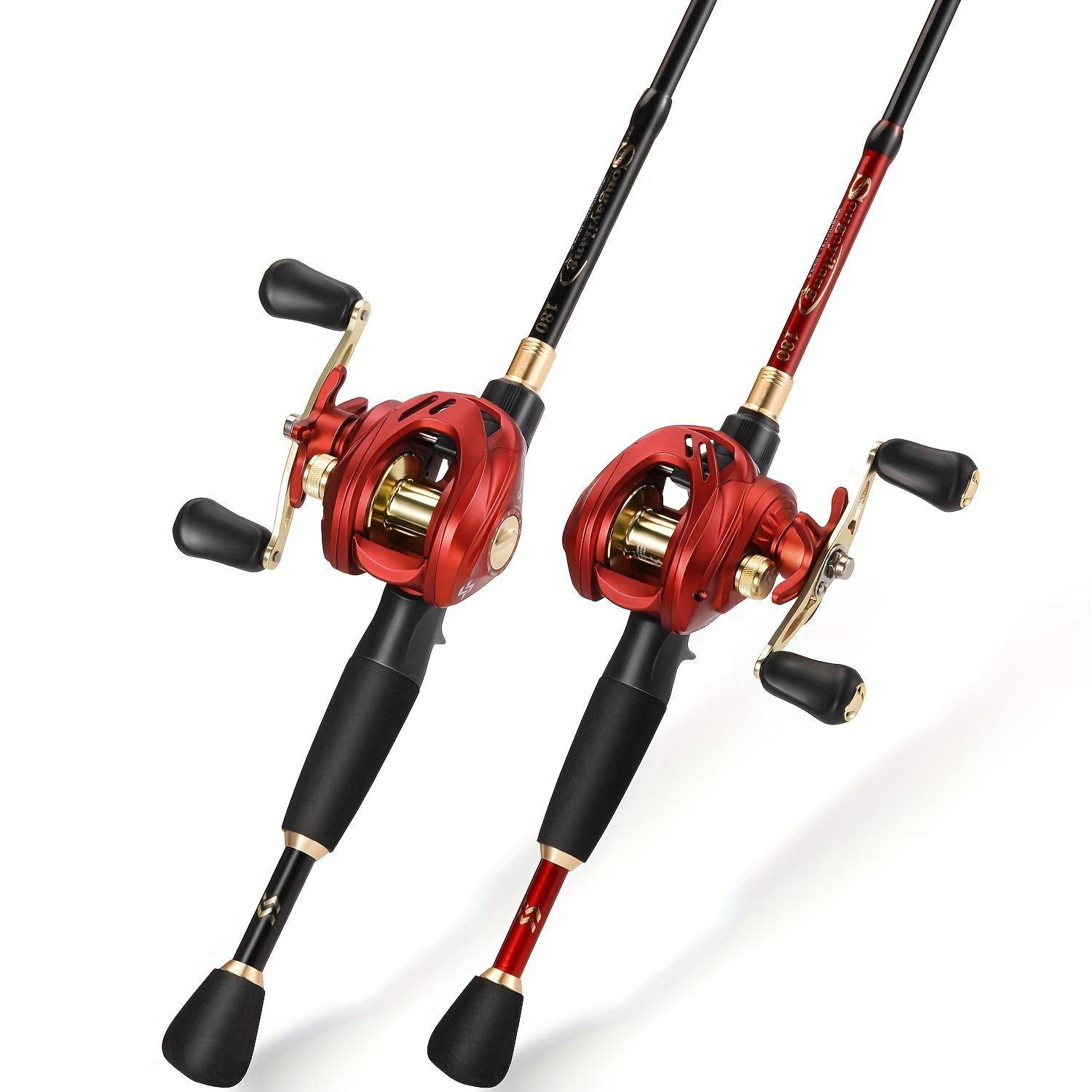 Fishing Rod Telescopic Fishing Pole Black Fishing Rod and Reel Baitcast  Combo Lightweight Design Compact Stable Fishing Rod and Reel