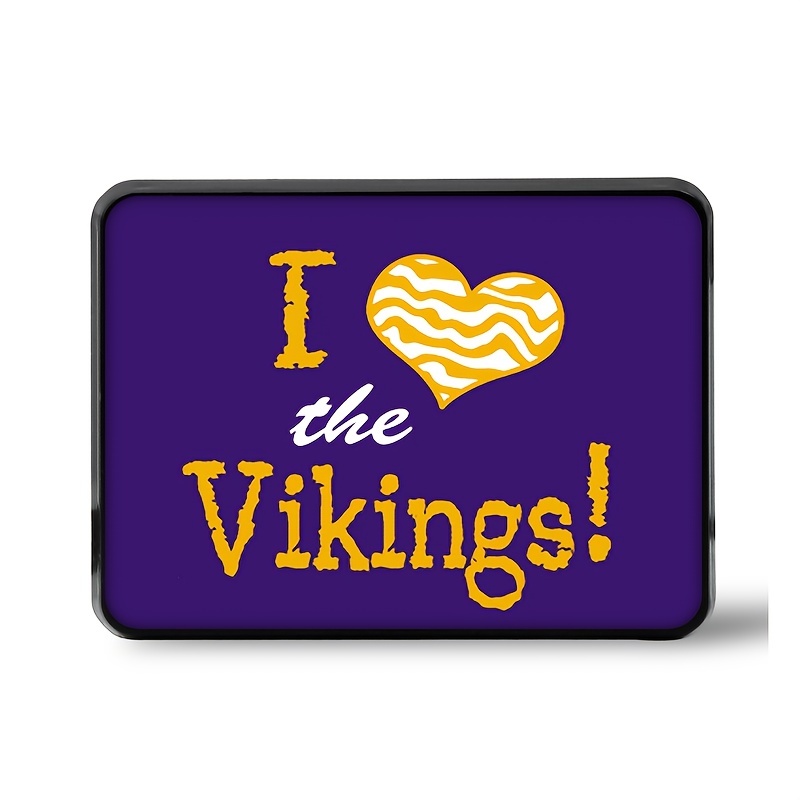 Minnesota Vikings Hitch Cover - Yellow on Black - Auto Accessories - NFL