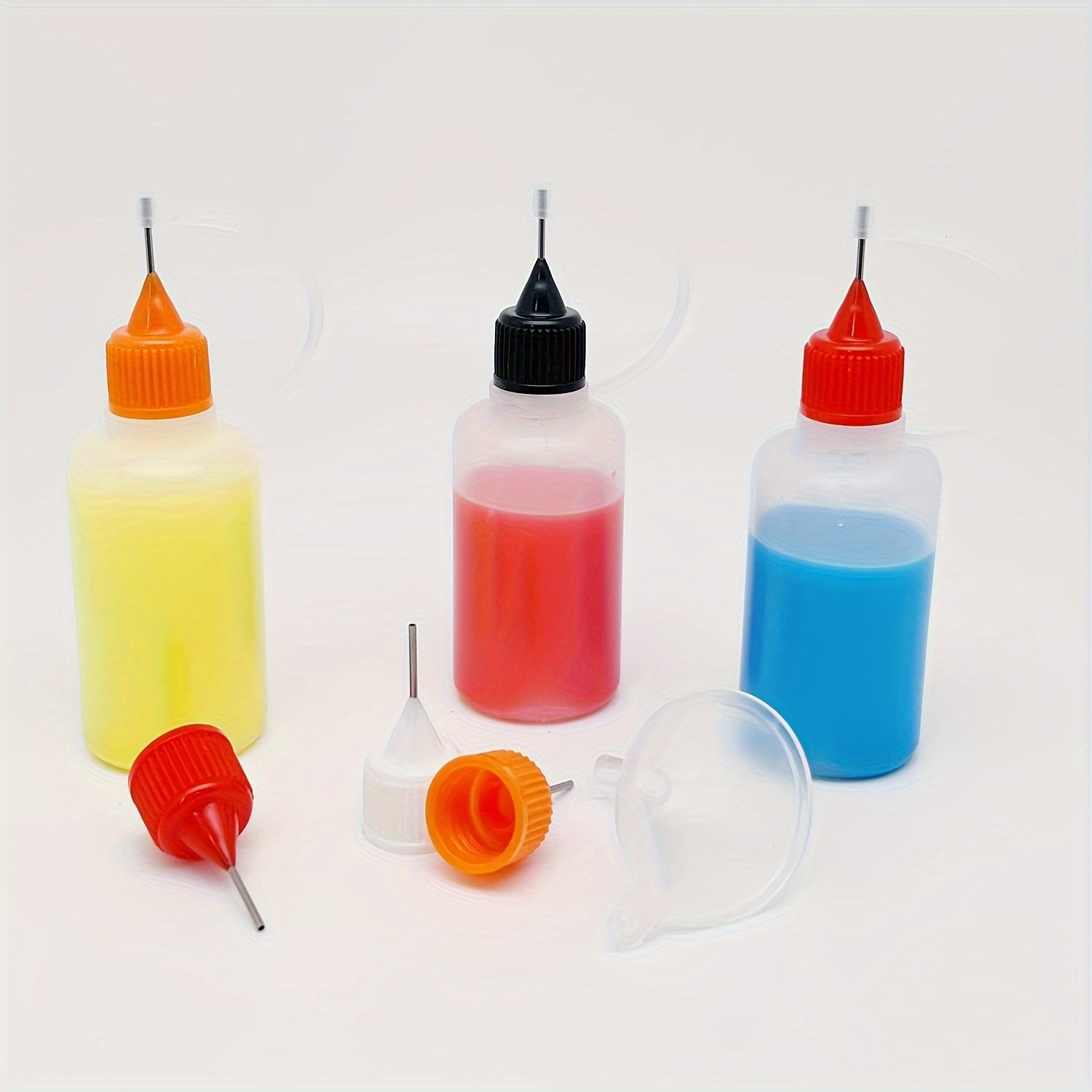 Empty Glue Bottle With Needle Precision Tip Applicator - Temu