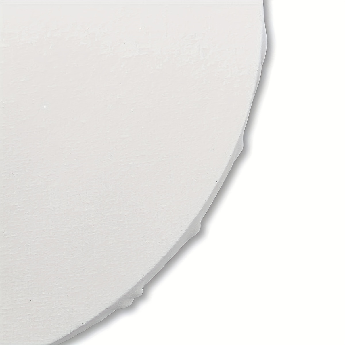 Blank Art Canvas With Round Canvas With Primed White Canvas - Temu