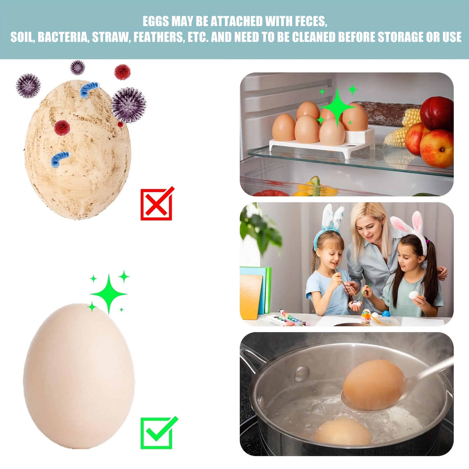 Silicone Egg Brush Durable Easy And Convenient Cleaning Egg - Temu