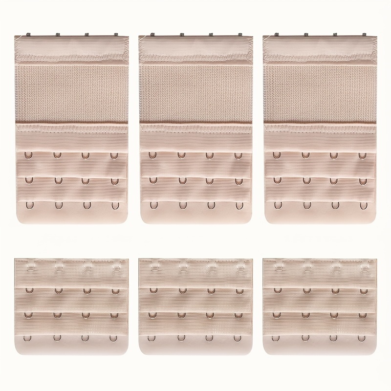 6pcs Bra Strap Extenders Adjustable Bra Band Buckle Women's Accessories
