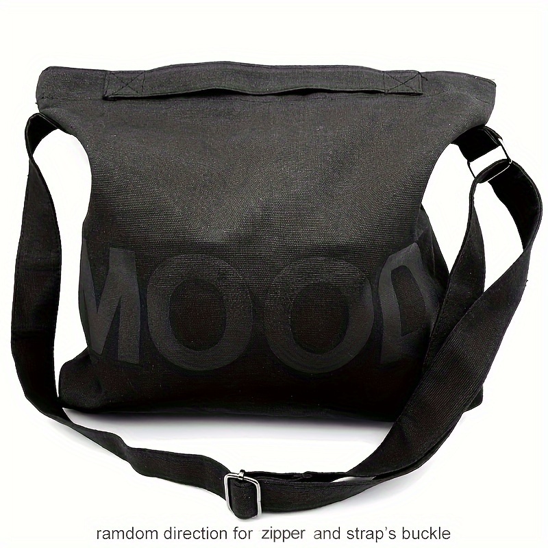 Laptop Tas Met Afneembare Schouderband MOOD Letters Canvas Temu