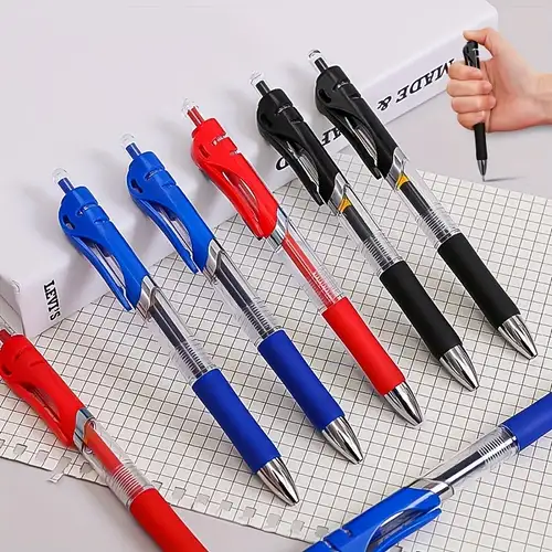 Rollerball Pen Fine Point Pens Black Gel Liquid Ink Pens - Temu