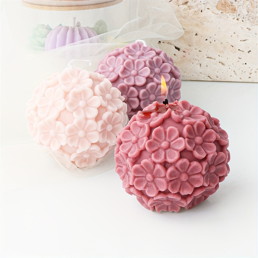 Moules en silicone en forme de fleur de chrysanthème et de rose