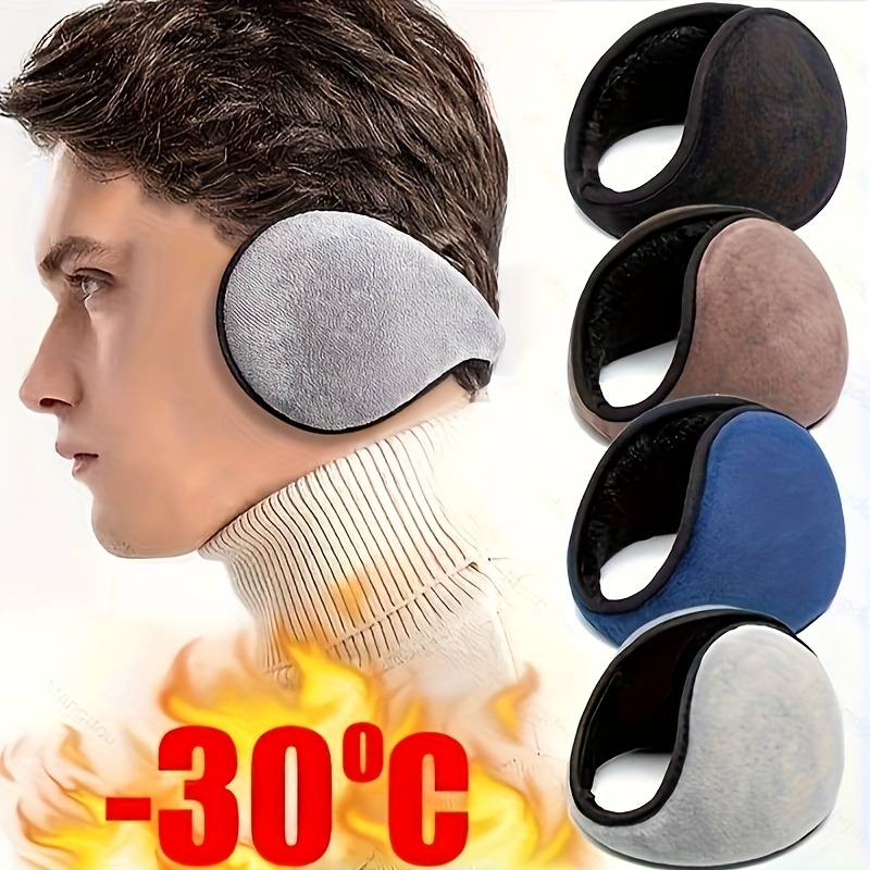 Winter Ear Warmers, Knitted Wool Plush Earmuffs For Men And Women,  Adjustable Foldable Ear Muffs, Innovative Ear Protection