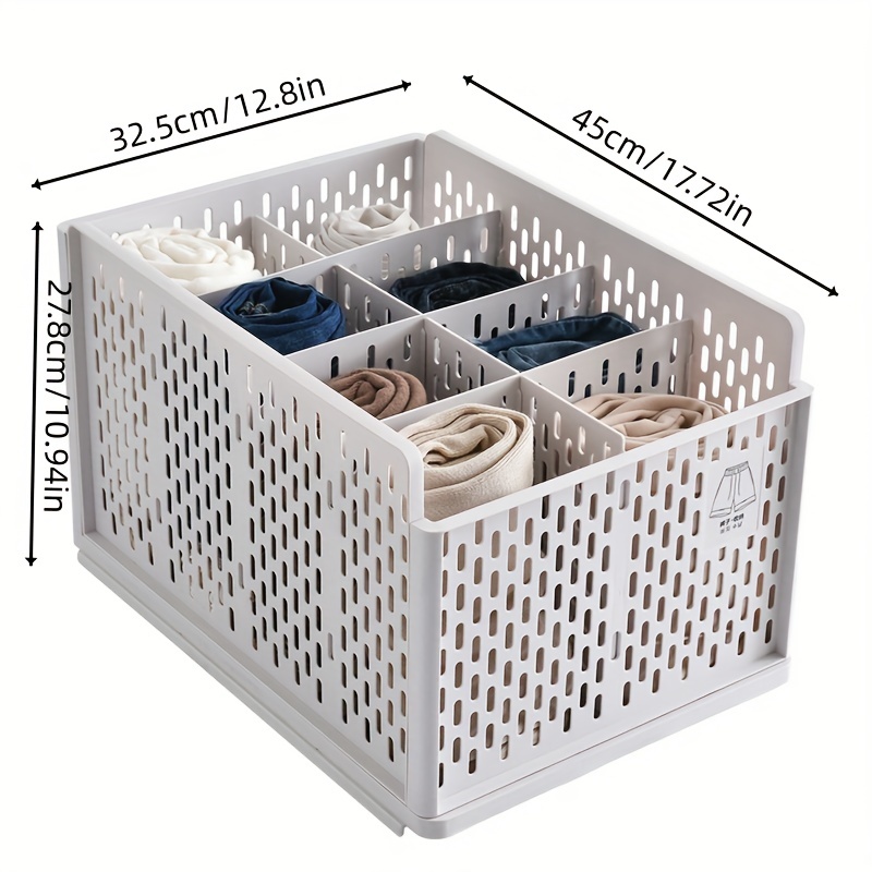 Stackable Closet Storage Basket Household Drawer Type - Temu