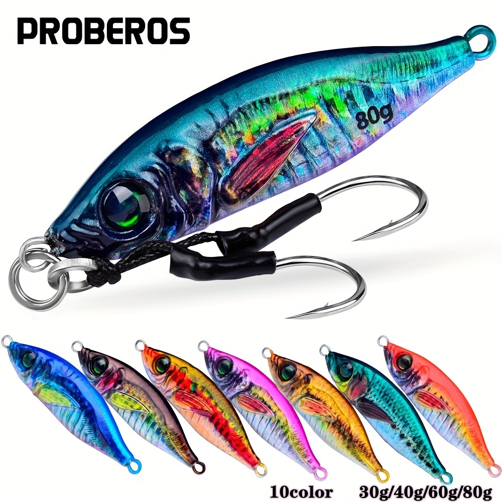 20g 30g 40g 60g Metal jig Fishing Lure Micro jigging lures. You choose what  hooks you want to put on these. - Easy Fishing Tackle
