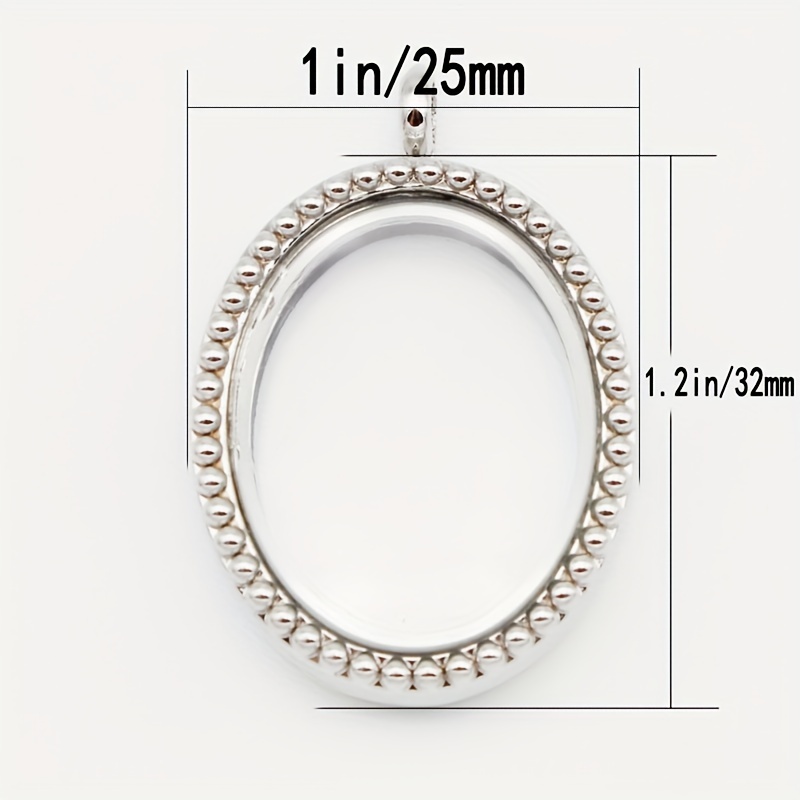 30mm Round Magnetic Floating Charms Locket LSFL01