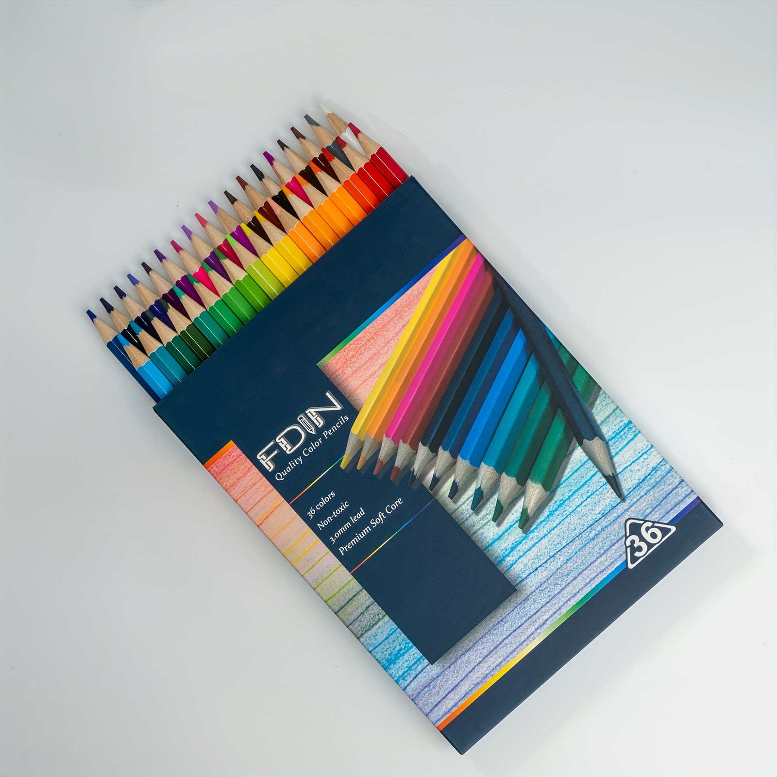 Thick Colored Pencils, Four Colors With The Same Core, Rainbow Core Drawing,  Color Core Drawing, Color Pencil Color Random - Temu