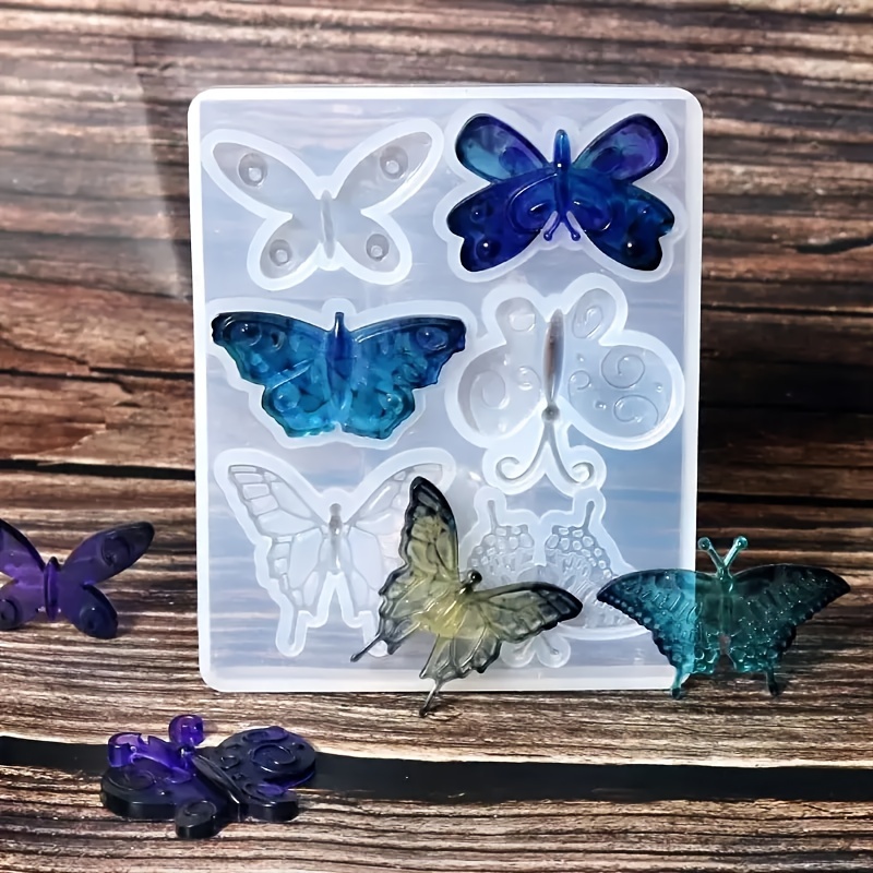 Butterfly Creative Shaped Epoxy Resin Silicone Mold Jewelry - Temu