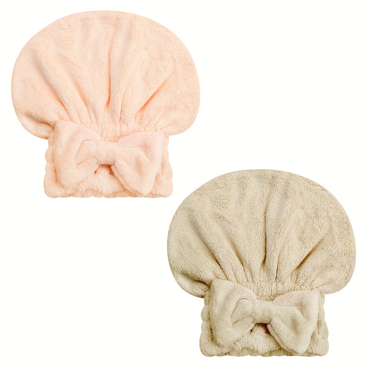 Waffle Dry Hair Gorro Mujer Agua Secado Rápido Turbante - Temu