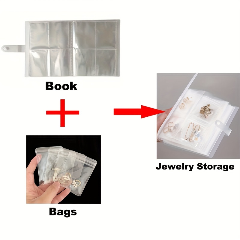 Transparent Jewelry Storage Book Foldable Storage Album - Temu