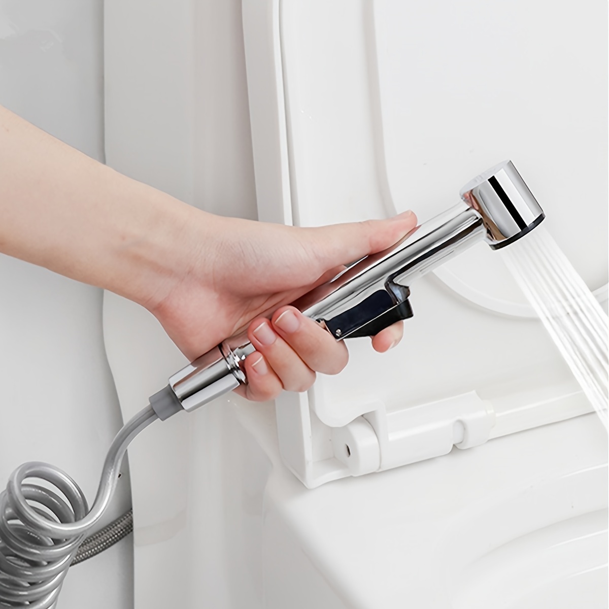 Pmmj Handheld Bidet Sprayer Adjustable Water Pressure - Temu