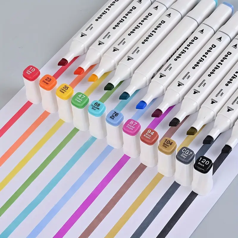 60 Colors Dual Tip Alcohol Markers Art Markers Set Art - Temu Slovakia