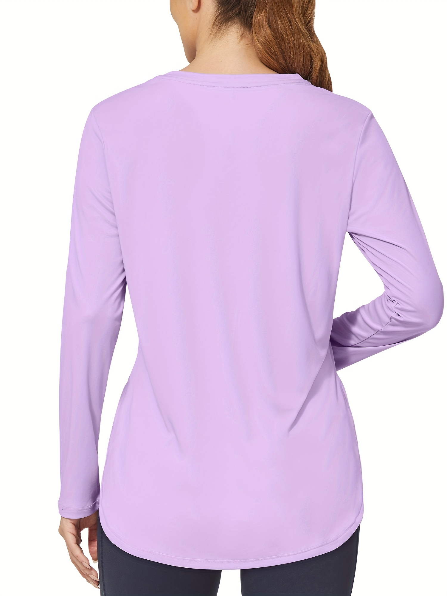 Women Long Sleeve Shirt Large Size Fit Lady Casual Purple Shirts Fashion  Summer Arrivals 2H080 210513 From 50,28 €