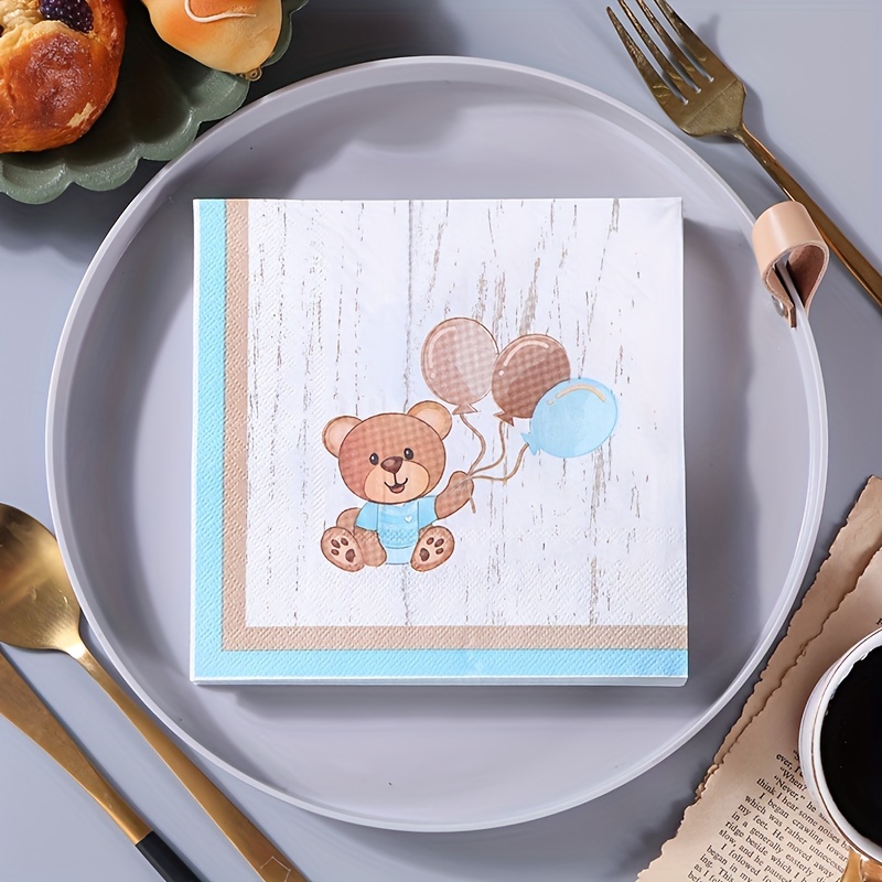 Image of 33*33cm Colorful Printed Paper Towels Napkins Party Table Decoration Paper Towels