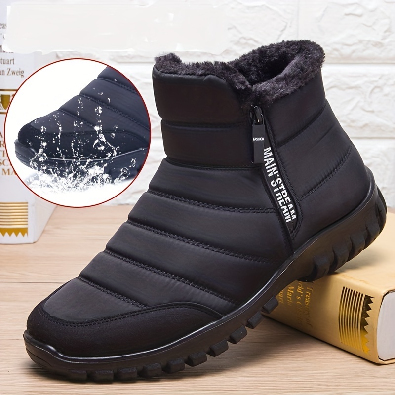 Mens Hiking Boots Waterproof Non Slip Wear Resistant Snow - Temu