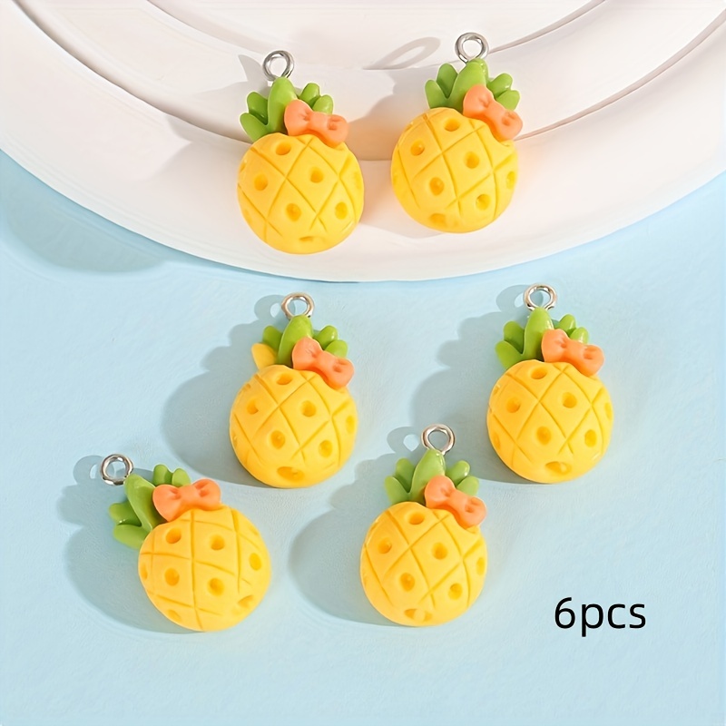 5PC Mini Apple Grape Strawberry Fruit Resin Charms Cute Orange Banana Food  Pendant For Earring DIY Jewelry Accessories Making - AliExpress