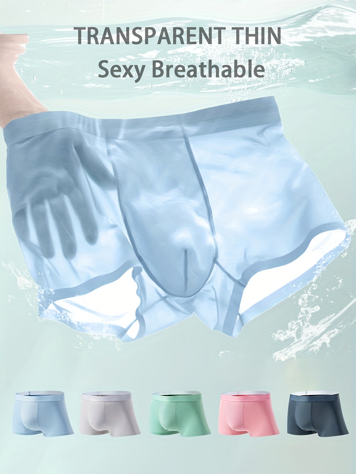 5 in 1 Breathable Boxer Briefs for Men