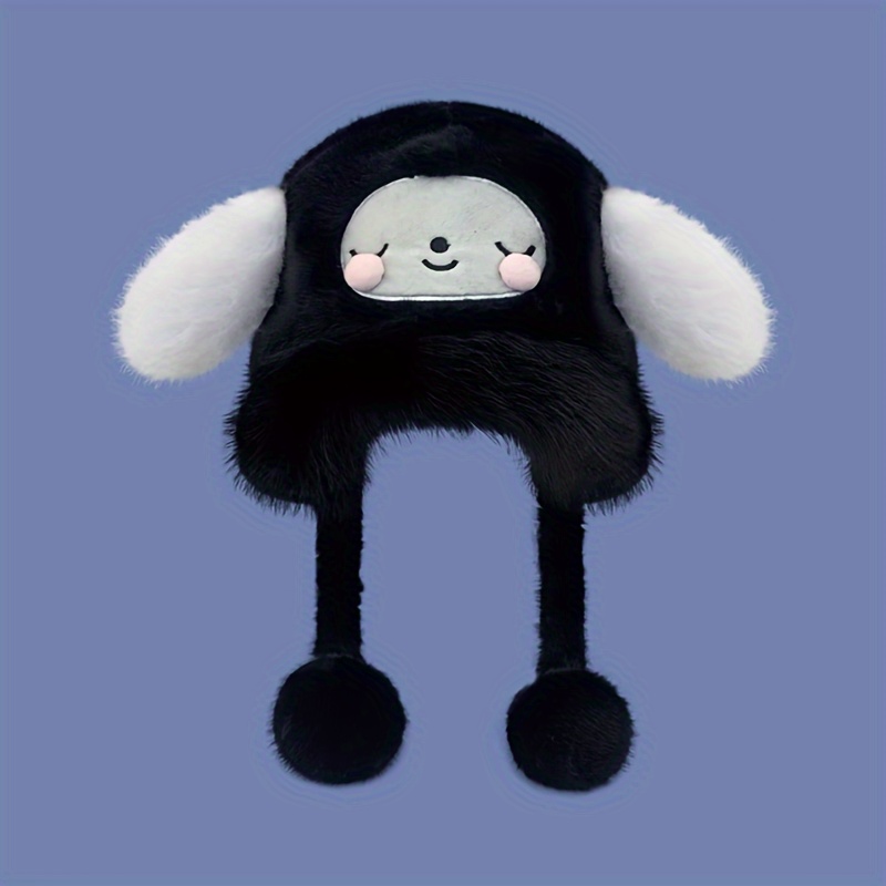 Cartoon Plush Hat Autumn Winter EarFlaps Hat Cute Warm Cap