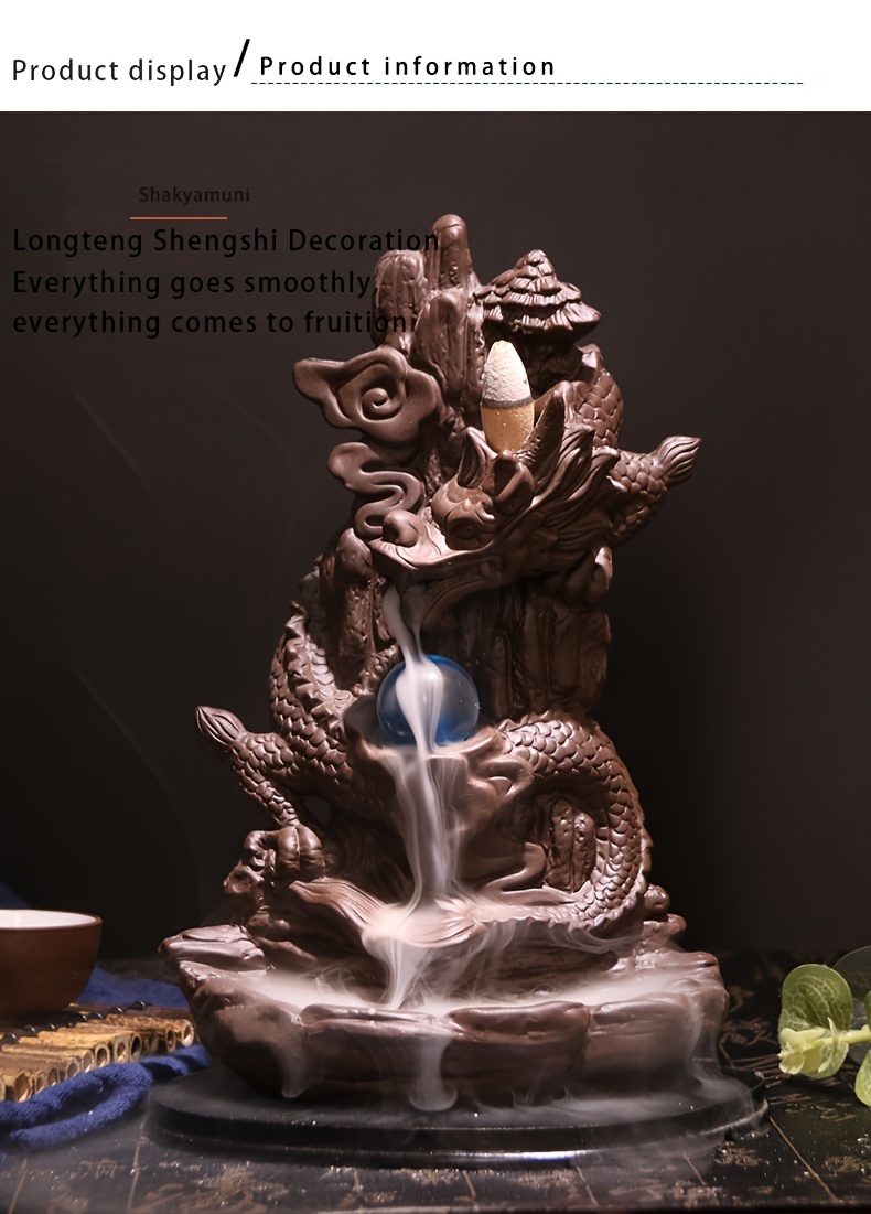 Landscape Backflow Incense Waterfall Fountain Burner – Lucky Incense